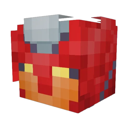 wachowski Minecraft avatar head, 3D render