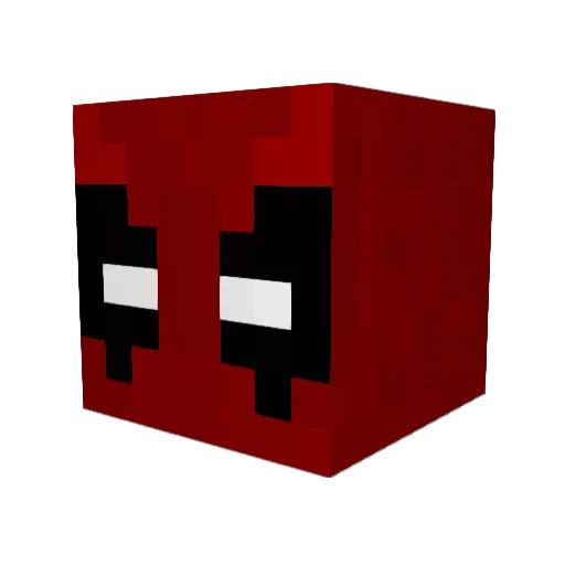 wackodaddo Minecraft avatar head, 3D render