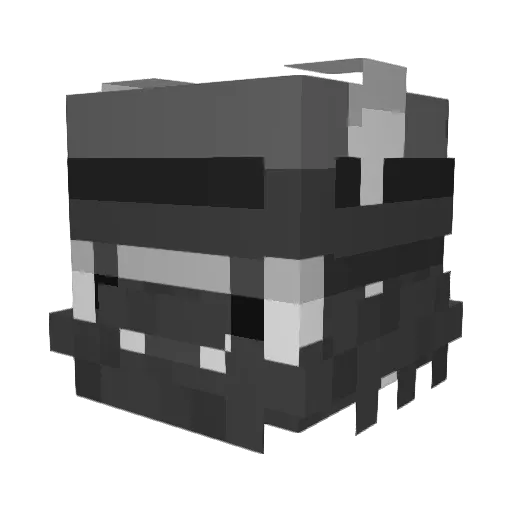 wackoffein Minecraft avatar head, 3D render