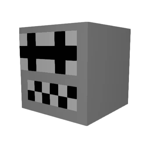 wackytacky88 Minecraft avatar head, 3D render