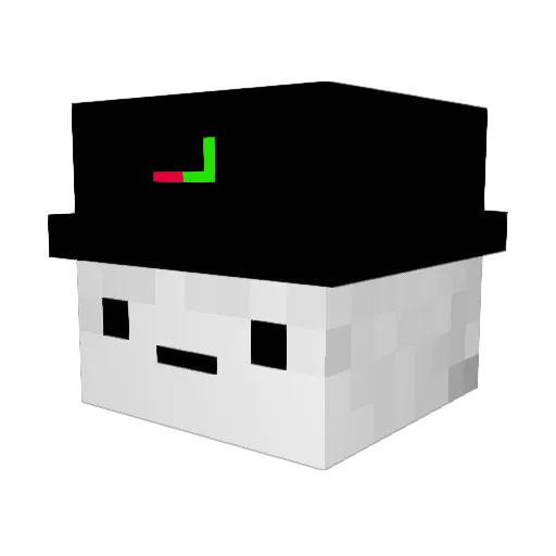 wadis123 Minecraft avatar head, 3D render