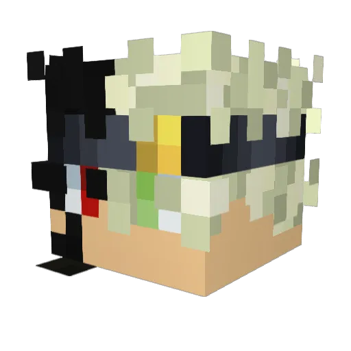 wael_55 Minecraft avatar head, 3D render