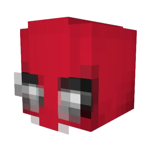 waffle1122 Minecraft avatar head, 3D render