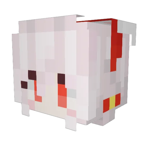 waffle5690 Minecraft avatar head, 3D render