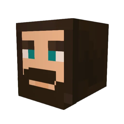 waffleguy3 Minecraft avatar head, 3D render