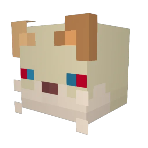wafflehouse440 Minecraft avatar head, 3D render
