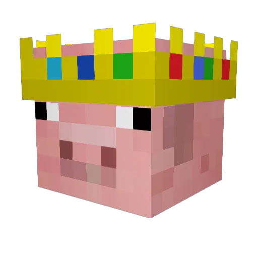 waffleisbetter Minecraft avatar head, 3D render