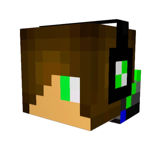 waffleman21 Minecraft avatar head, 3D render