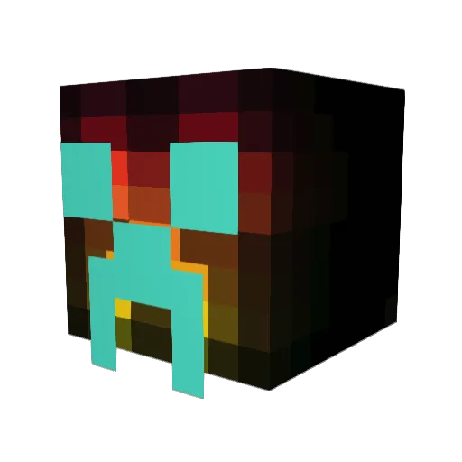wafflesrain1234 Minecraft avatar head, 3D render