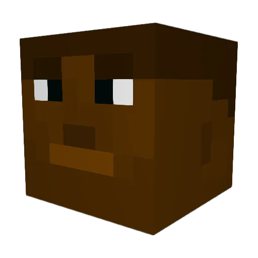 waflemunch Minecraft avatar head, 3D render