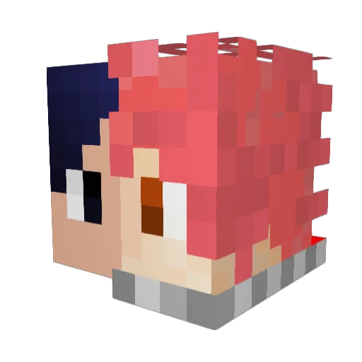 waggster123 Minecraft avatar head, 3D render