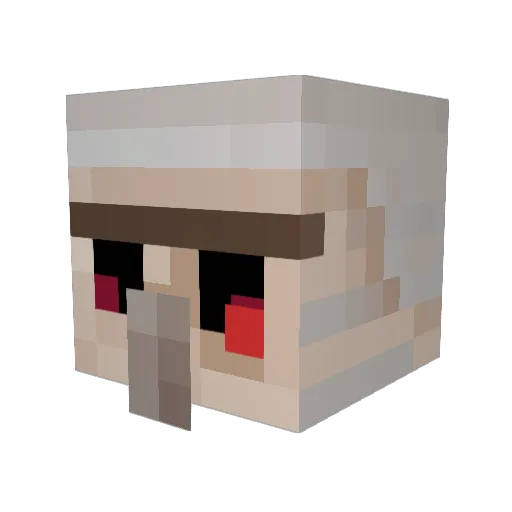 wagner27 Minecraft avatar head, 3D render