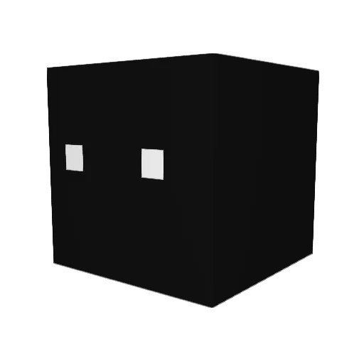 wago0612 Minecraft avatar head, 3D render