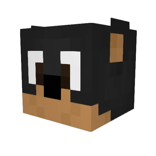 wagomu1103 Minecraft avatar head, 3D render