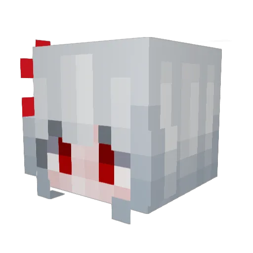 wai632 Minecraft avatar head, 3D render