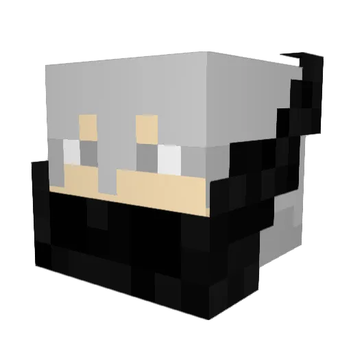 waiseur Minecraft avatar head, 3D render