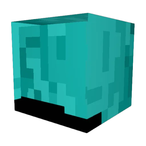 wait_winter Minecraft avatar head, 3D render