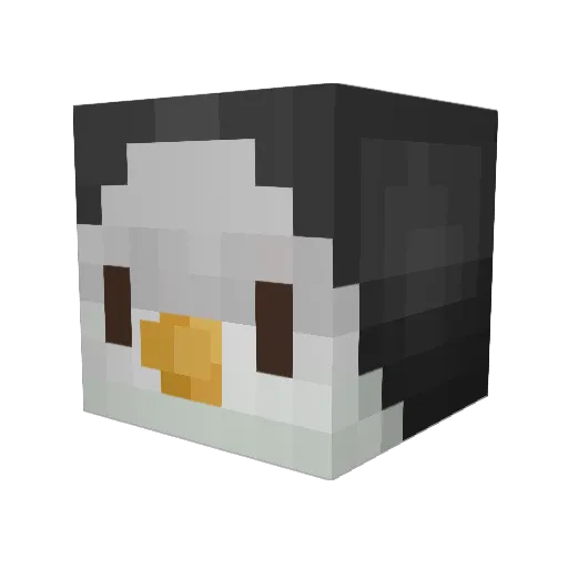 waititgetsworse Minecraft avatar head, 3D render