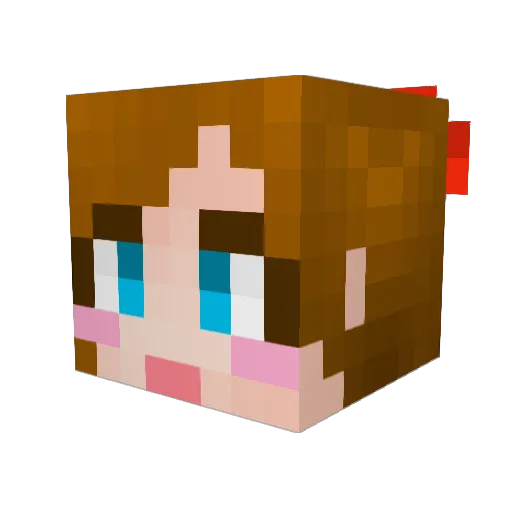 wakanu02 Minecraft avatar head, 3D render