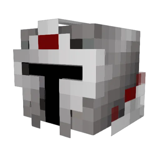 wakasaa Minecraft avatar head, 3D render
