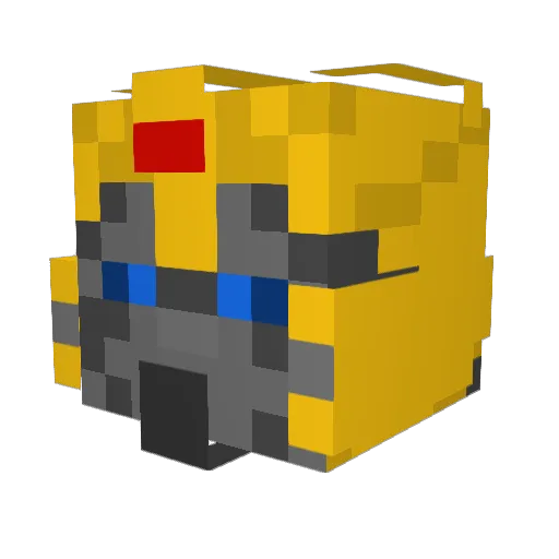 wakikou Minecraft avatar head, 3D render