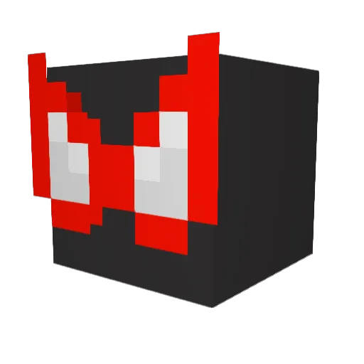 wakish7 Minecraft avatar head, 3D render