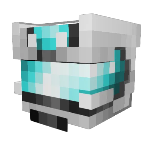walabeeWACKOFF Minecraft avatar head, 3D render