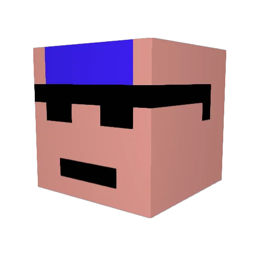 walczak5 Minecraft avatar head, 3D render