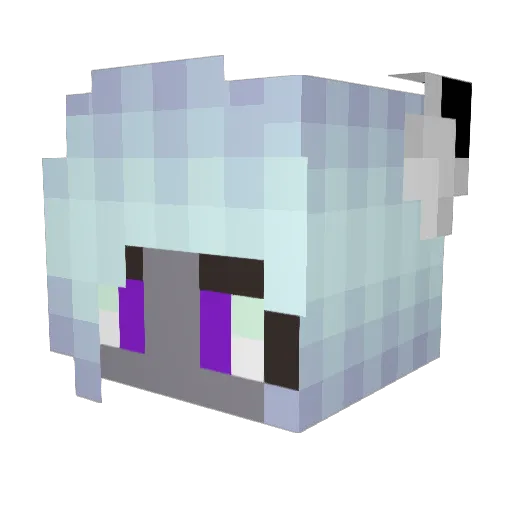 waldarts Minecraft avatar head, 3D render