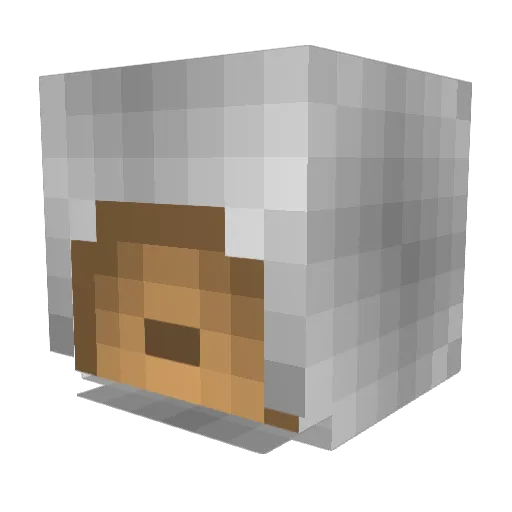 waldek0808 Minecraft avatar head, 3D render