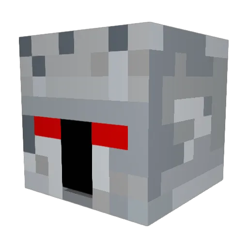 walibi78 Minecraft avatar head, 3D render