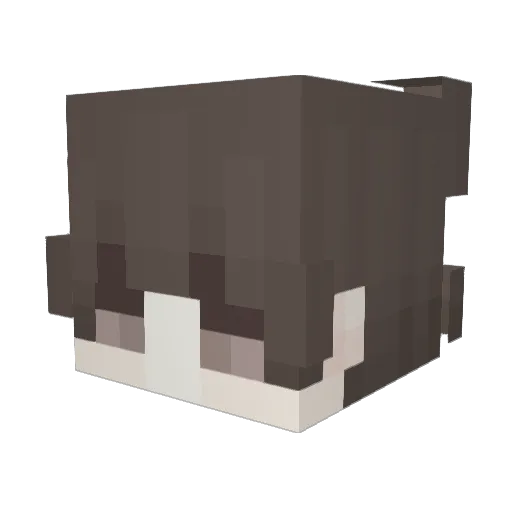 walid_1 Minecraft avatar head, 3D render