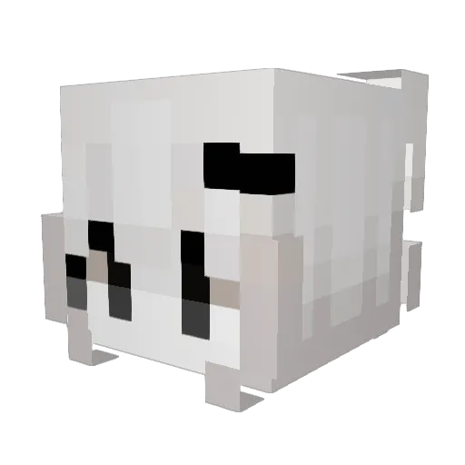 walirium Minecraft avatar head, 3D render