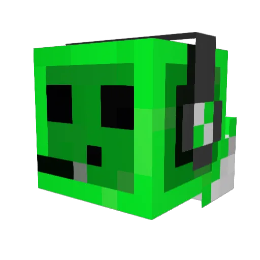 walker003 Minecraft avatar head, 3D render