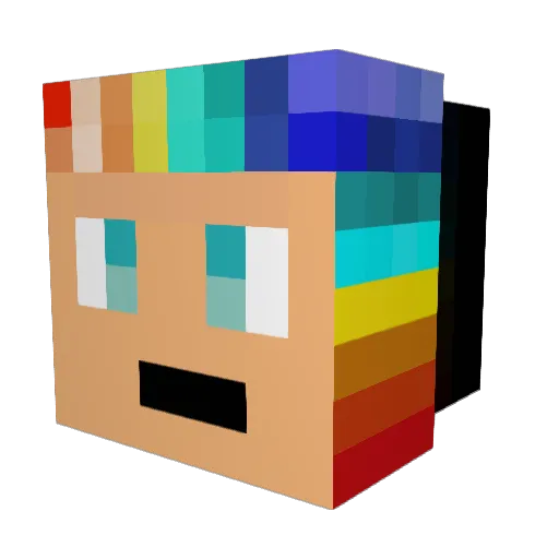 walkercondit20 Minecraft avatar head, 3D render