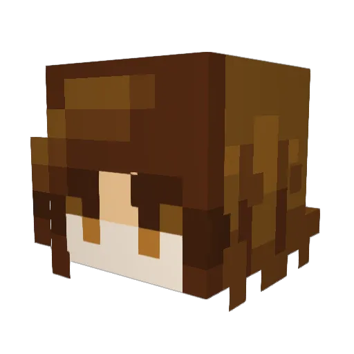 walkertuff Minecraft avatar head, 3D render