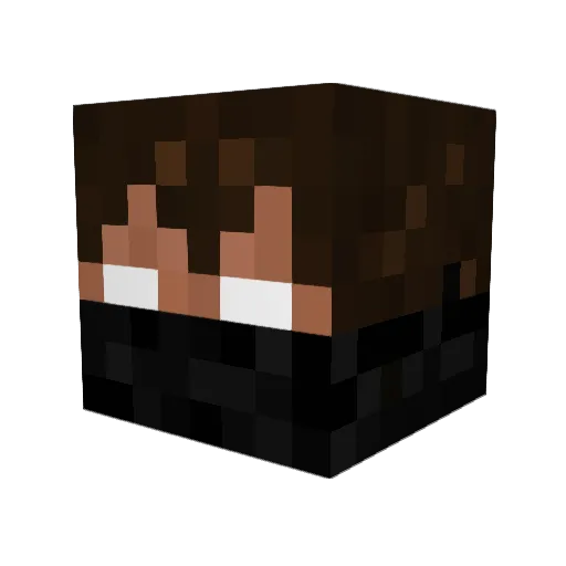 walkingdeadlover Minecraft avatar head, 3D render