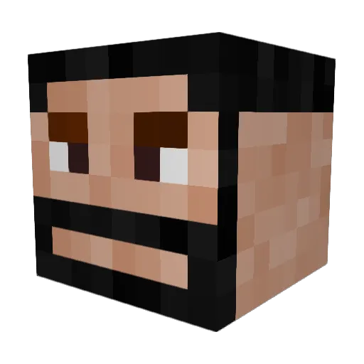 walleye777 Minecraft avatar head, 3D render