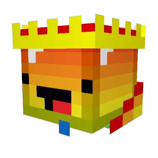wallie2004 Minecraft avatar head, 3D render