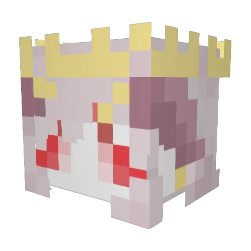 wallratt Minecraft avatar head, 3D render