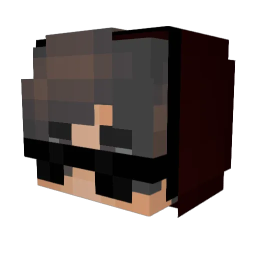 wallsen Minecraft avatar head, 3D render