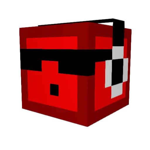 wallydaddy Minecraft avatar head, 3D render
