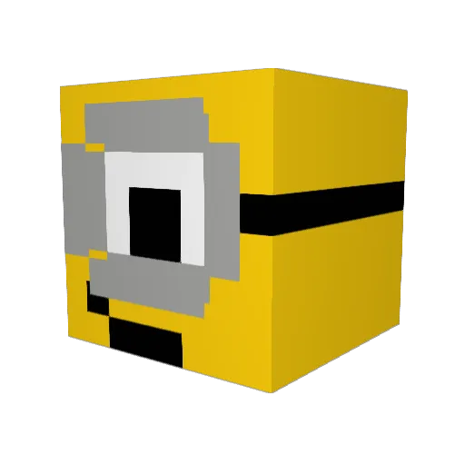 walrus6000 Minecraft avatar head, 3D render