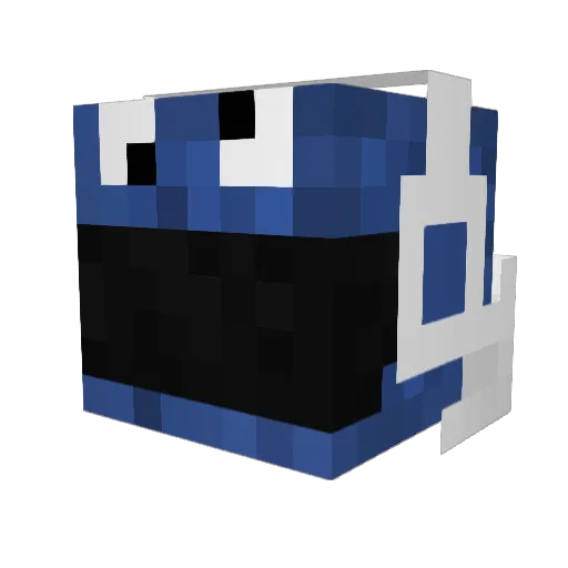 wals2401 Minecraft avatar head, 3D render