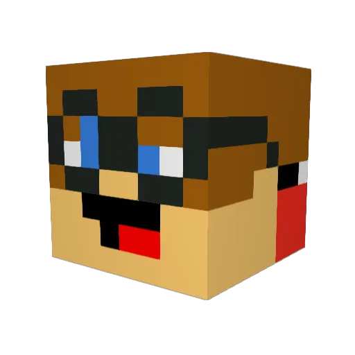 walsh2580 Minecraft avatar head, 3D render