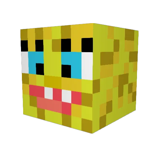 walsheee Minecraft avatar head, 3D render