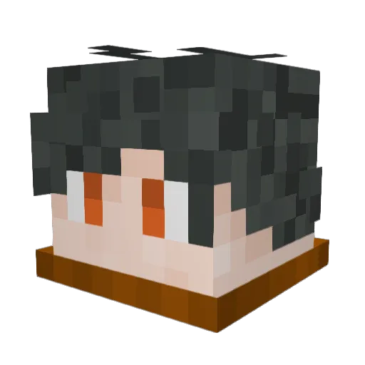 walt114 Minecraft avatar head, 3D render
