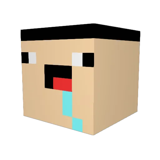 waltd1sneysbum Minecraft avatar head, 3D render