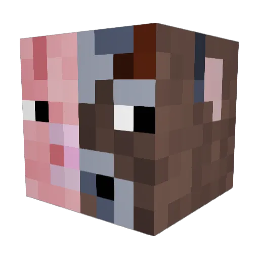 waltermelon4751 Minecraft avatar head, 3D render