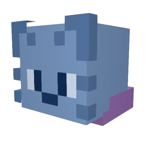 waltoge_ Minecraft avatar head, 3D render